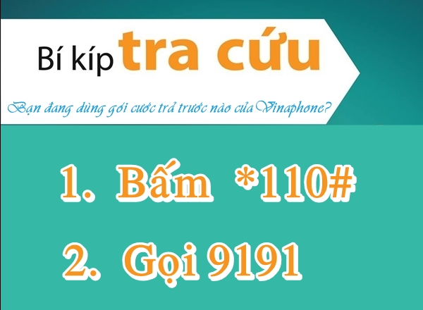 Hướng dẫn bạn cách kiểm tra cước trả trước Vinaphone